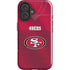 NFL San Francisco 49ers Team Jersey iPhone 16 Plus Impact Case